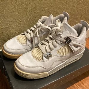 White Air Jordan 4 Retro